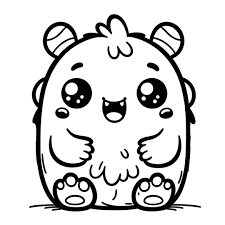 Cute Monsters Coloring Pages