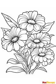 Beautiful Flower Blooms Coloring Pages