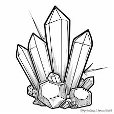 Zen Crystals Coloring Pages