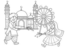 Seasonal Festivals Coloring Pages