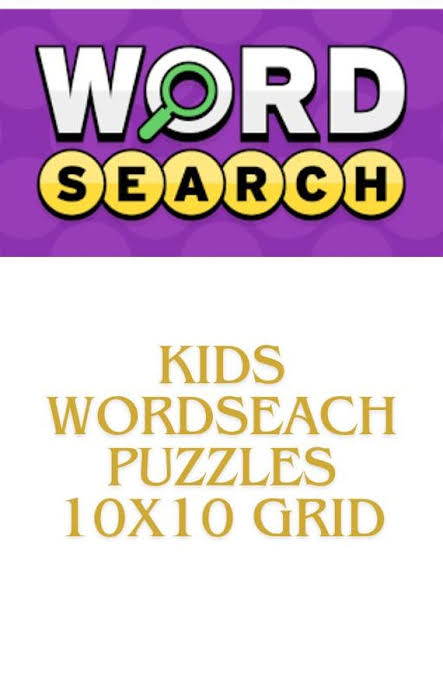 50 Kids 10X10 Word Search Puzzles Volume 6