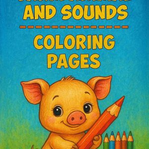 Farm Animal and Sounds Coloring Pages